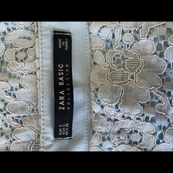 Zara
lace blue skirt Size S - Picture 5 of 7